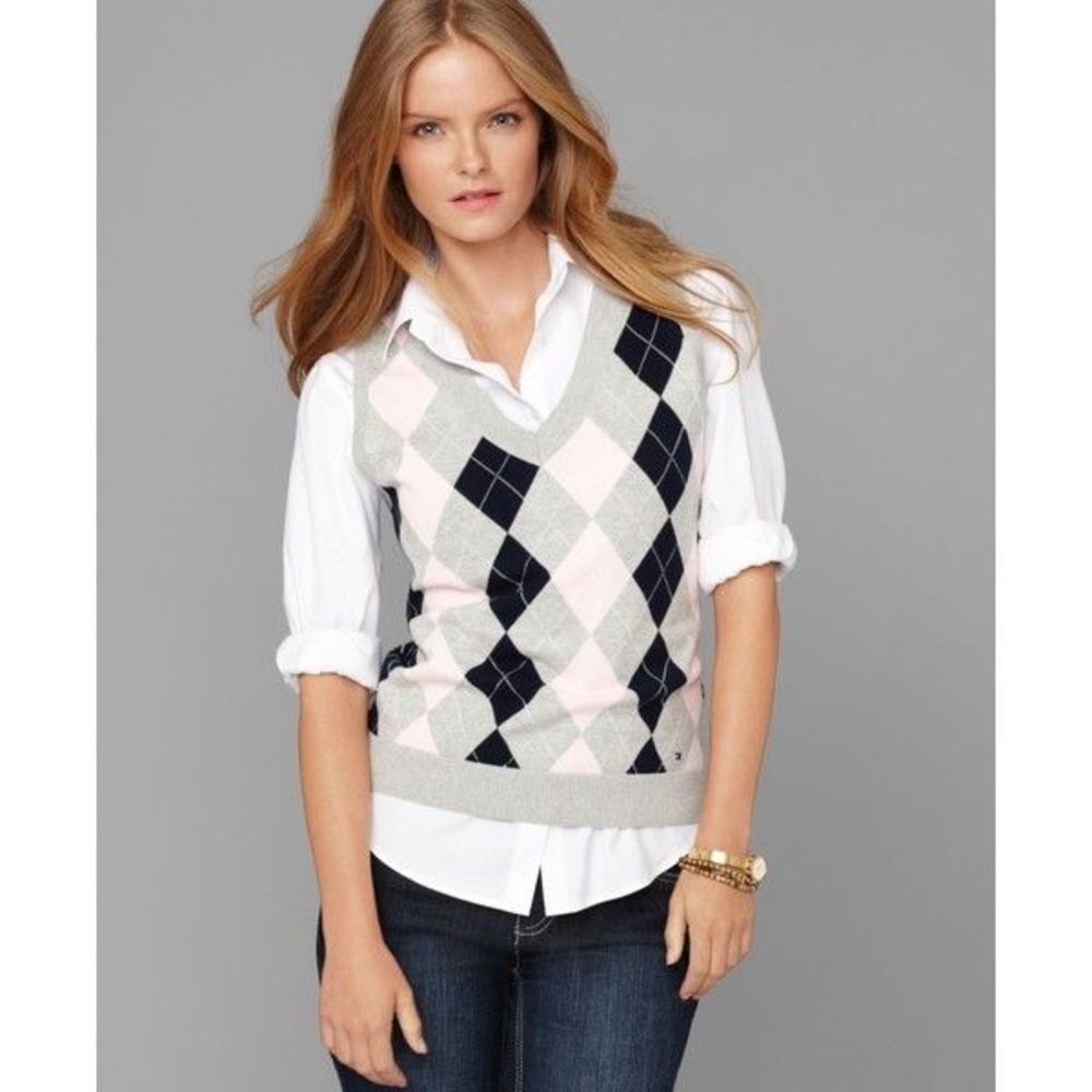 Tommy Hilfiger Argyle Sweater Vest